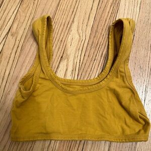 ARQ wide strap bra m medium mustard